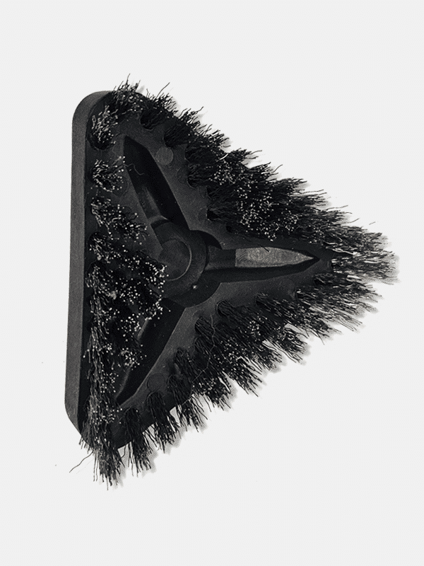 Triangle Steel Bristle Steam and Vacuum Nozzle Brush