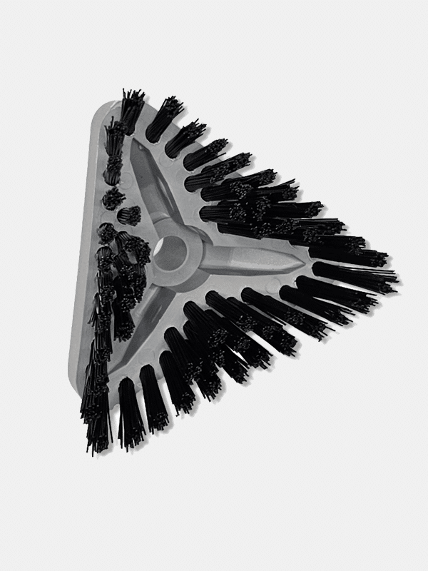 Triangle Nylon Steam and Vacuum Nozzle Brush - Grey