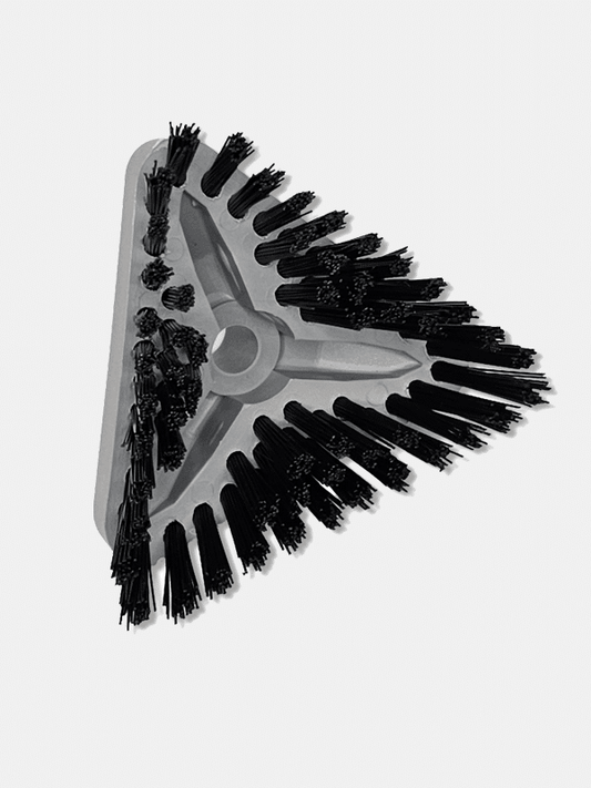 Triangle Nylon Steam and Vacuum Nozzle Brush - Grey