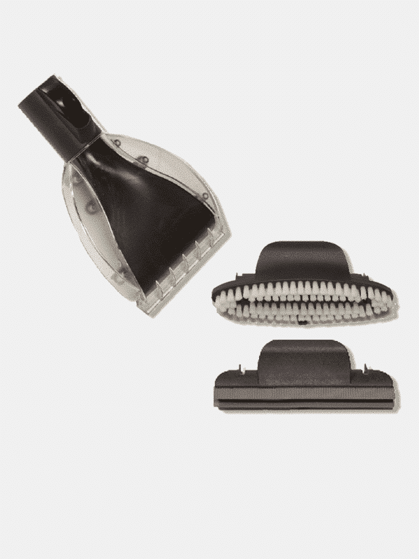 Small Steam and Vacuum Tool with Surface Cleaning Adaptors