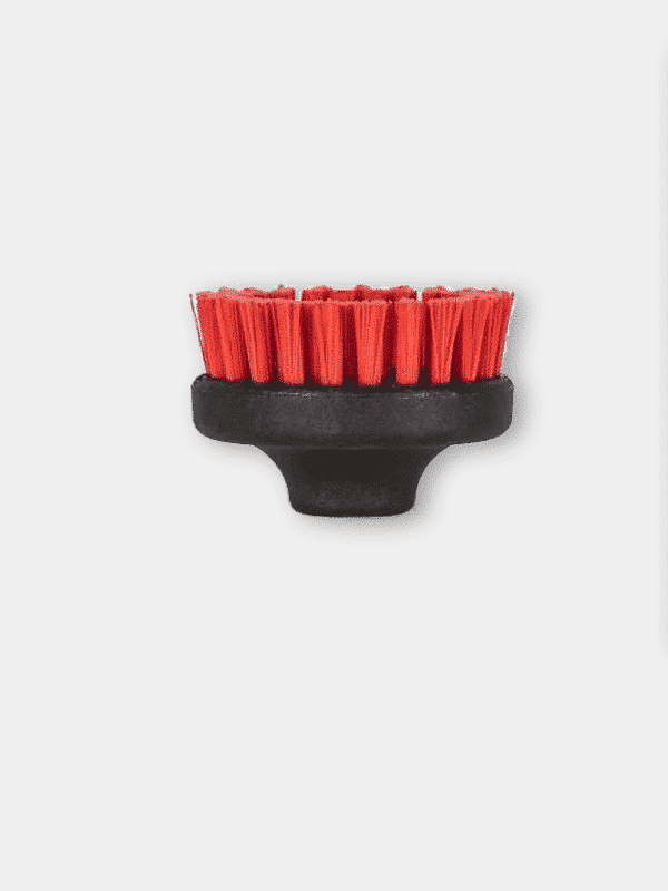 Large Round Nylon Steam Nozzle Brush - Red Bristles (60mm)
